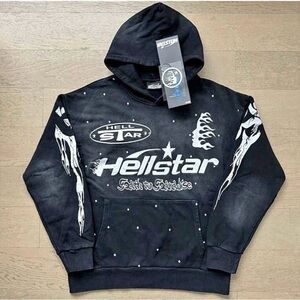 Hellstar Black Graphic Hoodie - Hellstar Brand